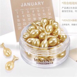 freeship_ HỘP 30 VIÊN SERUM DƯỠNG DA VEZEN CHỐNG LÃO HÓA, CHỐNG NHĂN, CHỐNG QUẦNG THÂM MẮT, Tinh Chất Vitamin E Nhau Thai Cừu