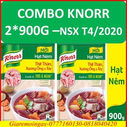 Hạt Nêm Knorr Thịt Thăn Xương Ống Và Tủy 900g combo 2 gói