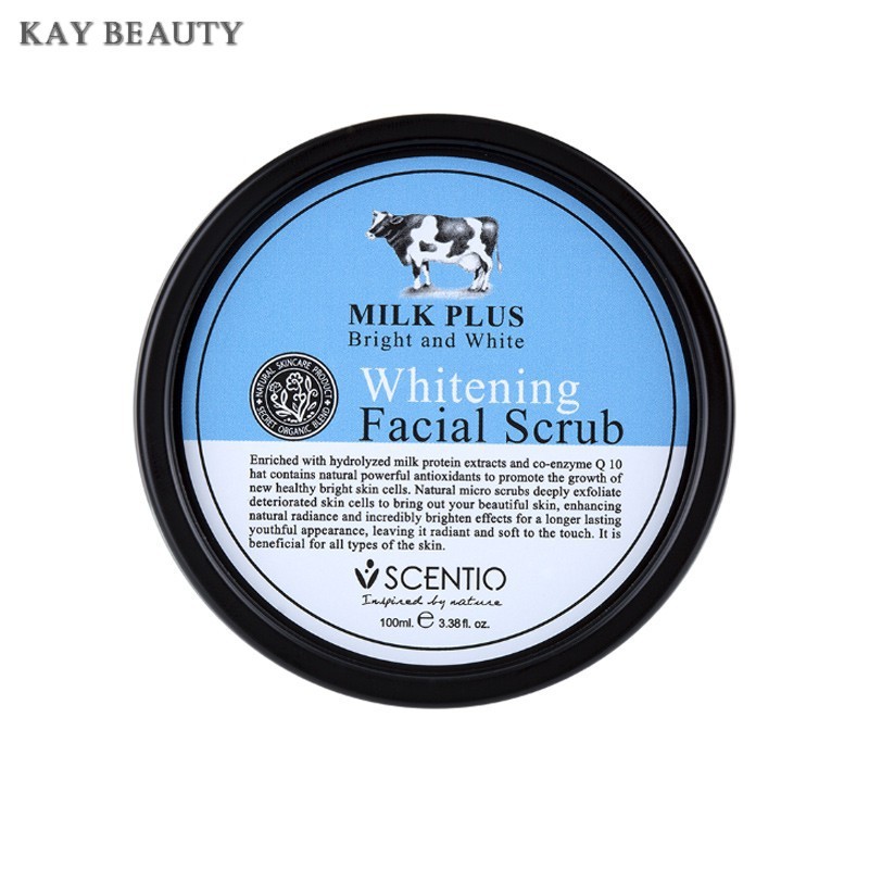 Tẩy tế bào chết da mặt trắng và trẻ hoá da Scentio Milk Plus 100ml - TAYTBCMP100ML 7