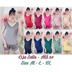 BỘ SATIN LỤA ĐÙI.