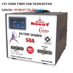 Máy sạc ắc quy tăng giảm Robot 50A (12V-48V)