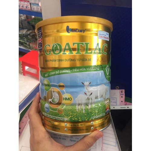 Sữa dê Goatlac Gold 0+ 800gr