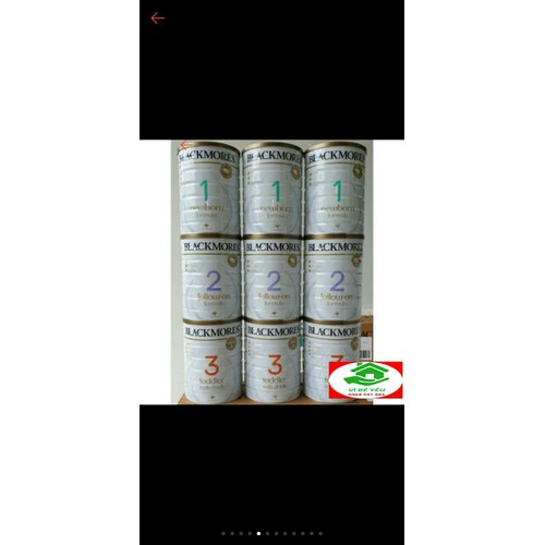 Sữa Blackmore đủ số 1,2,3