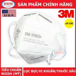>> BÁO GIÁ Khẩu Trang N95 Quy Nhơn | Shopee Lazada Sendo Tiki mới nhất 32 KHẨU TRANG N95 - 3M 9502+ (5 CÁI) - KHẨU TRANG N95 - LỌC BỤI PM 2.5 - VIRUS
