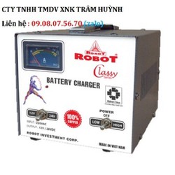 Máy sạc ắc quy tăng giảm Robot 100A (12V-48V)