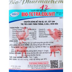 Combo 5 gói úm gà vịt BiO Tetra coli loại gói 50g