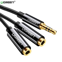 CÁP CHIA CỔNG ÂM THANH 3.5MM 1 RA 2 UGREEN 20816