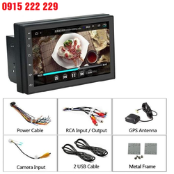 Trọn Bộ Màn Hình Ô Tô Cảm Ứng Thông Minh LCD 7 inch Hỗ Trợ Nghe Nhạc MP5 Bluetooth Wifi GPS Android 8.1 Hỗ trợ Tiếng Việt