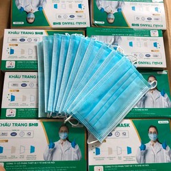Hộp 50 Cái Khẩu Trang Y Tế 4 Lớp Chính Hãng