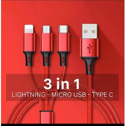 Cáp sạc đa năng 3 trong 1