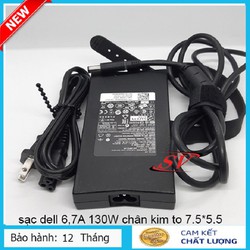 sạc laptop dell 6,7 - sạc laptop dell 6,7 - sạc dell 130w