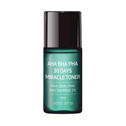 [minisize] Nước Hoa Hồng Giảm Mụn AHA-BHA-PHA 30 Days Miracle Toner 6ml - some by mi toner