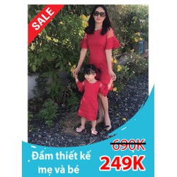 ĐẦM MẸ VÀ BÉ CAO CẤP-ĐỦ SIZE-HÌNH SHOP CHỤP THẬT