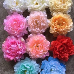 Sỉ 10 đầu bông hoa mẫu đơn to 14cm - Hoa giả