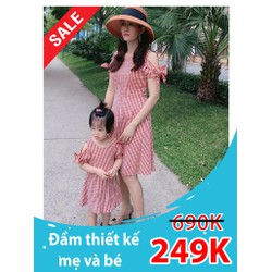 ĐẦM MẸ VÀ BÉ CAO CẤP CARO NHƯ HÌNH
