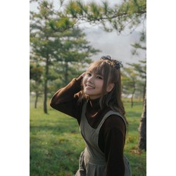 KẸP TÓC NƠ VOAN LỤA VINTAGE XINH XẮN