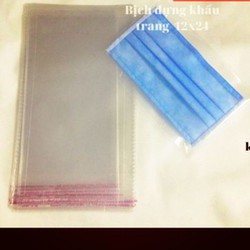 1kg túi opp dán size đựng khẩu trang y tế