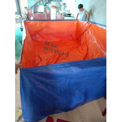 BỂ BẠT NUÔI ỐC , ẾCH CÁ 10M2