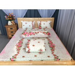 Bộ ga gối thun Hàn Quốc combo 4 món