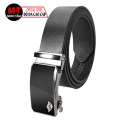 Thắt Lưng Nam Minh Tâm Da Bò 1 Lớp , Khóa Tự Động Mặt Khóa Bóng Kiếng , đen or nâu Thắt Lưng Nam Minh Tâm Da Bò 1 Lớp , Khóa Tự Động Mặt Khóa Bóng Kiếng , đen or nâu