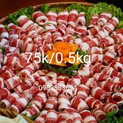 Ba chỉ bò Mỹ Ba rọi bò Mỹ 0.5kg