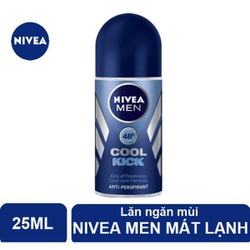 Lăn Khử Mùi Nivea Men Cool Kick 25 ML