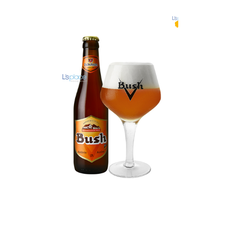 Bia Bush Ambré Triple chai 330 ml (12%)