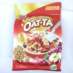 >> SO SÁNH GIÁ YẾN MẠCH TRÁI CÂY OATTA 800G | Shopee Lazada Sendo Tiki 124 Yến mạch trái cây Oatta gói 800g - bữa ăn dinh dưỡng nhanh gọn 1 phút