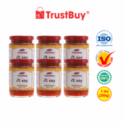 Ớt Xay Sông Hương 200g combo 6 hũ