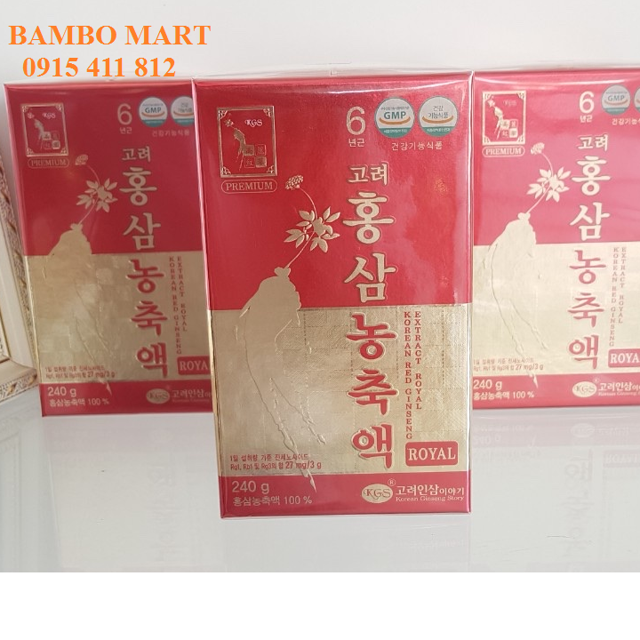 Cao hồng sâm Royal KGS 240g