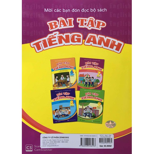 Sách - Bài Tập Tiếng Anh 7/2 Có Đáp Án ( Mai Lan Hương )