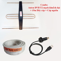 >> BÁO GIÁ ANTEN DVB T2 AVG NGOÀI TRỜI MÀU NÂU CHÍNH HÃNG | Shopee Lazada Sendo Tiki mới nhất 142 Combo Anten DVB T2 có mạch khuếch đại + 15m dây tín hiệu + Cáp nguồn chính hãng