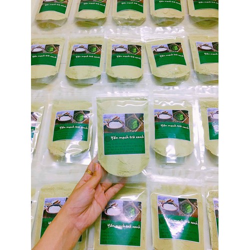 Bột Yến mạch trà xanh 100g