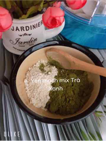 Bột Yến mạch trà xanh 100g