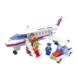 Đồ chơi lắp ráp Ausini 25502 - Thành phố hiện đại (252 mảnh ghép)