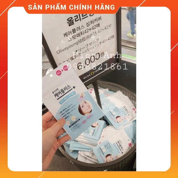 miếng dán hút mụn Careplus của Olive Young