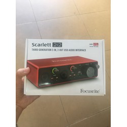 Sound card thu âm Focusrite Scarlett 2i2 Gen3