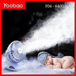 >> SO SÁNH GIÁ QUẠT SẠC MINI XOAY GÓC 720 ĐỘ, ĐẾ KẸP ĐA NĂNG HOẶC ĐẶT BÀN, VỚI 4 NẤC ĐIỀU CHỈNH GIÓ YOOBAO F04 6400MAH HÀNG CHÍNH HÃNG | Shopee Lazada Sendo Tiki | Nên mua ở đâu rẻ nhất 192 Quạt sạc mini xoay góc 720 độ, đế kẹp đa năng hoặc đặt bàn, an toàn cho trẻ với 4 nấc điều chỉnh gió (6400mAh) YOOBAO F04