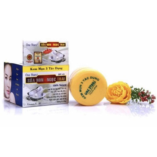 KEM MỤN 3 TÁC DỤNG SỮA NON NGỌC TRAI ONE STAR