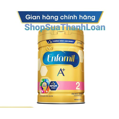 Sữa bột Enfamil A+ 2 (830g)