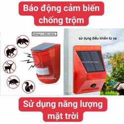 báo động cảm biến chống trộm năng lượng mặt trơid – báo động chống trộm sử dụng NLMT