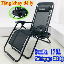 Ghế xếp thư giãn Sumika 179A – nhập khẩu 100% tiêu chuẩn Châu Âu thiết kệ gọn nhẹ thông minh tiện lợi – SK179A