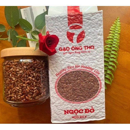 combo 5kg gạo lứt đỏ huyết rồng Ông Thọ- Giá siêu rẻ