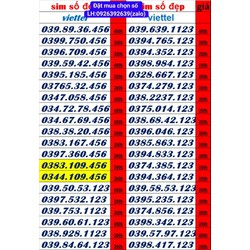 xả kho sảnh 123. 456. sim viettel số đẹp trả trước