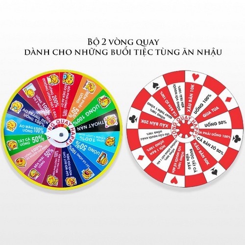 Hình ảnh Combo Vòng quay ăn nhậu happy và Vòng quay ăn nhậu dành cho giới trẻ siêu hot Asam