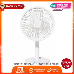 >> SO SÁNH GIÁ QUẠT TÍCH ĐIỆN XIAOMI SOLOVE F5 - HÀNG NHẬP KHẨU | Shopee Lazada Sendo Tiki | Nên mua ở đâu rẻ nhất 44 Quạt tích điện để bàn Xiaomi - Solove F5, chạy 12 tiếng, pin 4000mAh, công suất 5W, 3 tốc độ, có tuốc năng quay