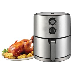 Nồi chiên không dầu inox 4,5L cho gia đình từ 6 tới 8 người