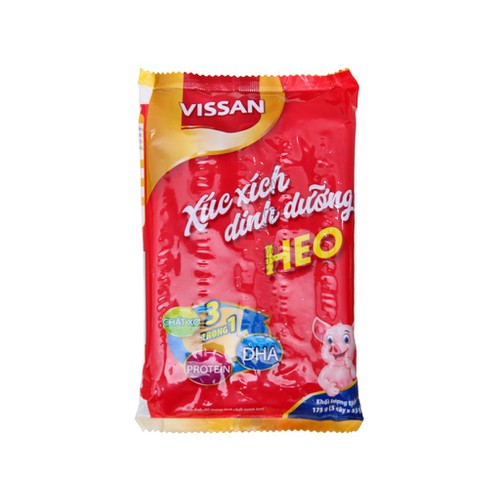 Xúc xích heo dinh dưỡng Vissan gói 175g