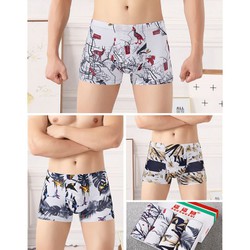 1 HỘP 4 QUẦN SỊP ĐÙI NAM CAO CẤP CHẤT LIỆU COTTON – 005