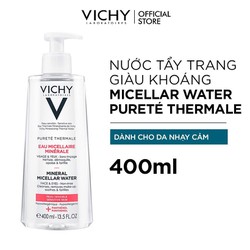 >> SO SÁNH GIÁ NƯỚC TẨY TRANG CHO DA NHẠY CẢM VICHY PURETÉ THERMALE MINERAL WATER SENSITIVE SKIN 200ML | Shopee Lazada Sendo Tiki 53 Nước Tẩy Trang Vichy Mineral Micellar Water Pureté Thermale Cho Da Nhạy Cảm 400ml